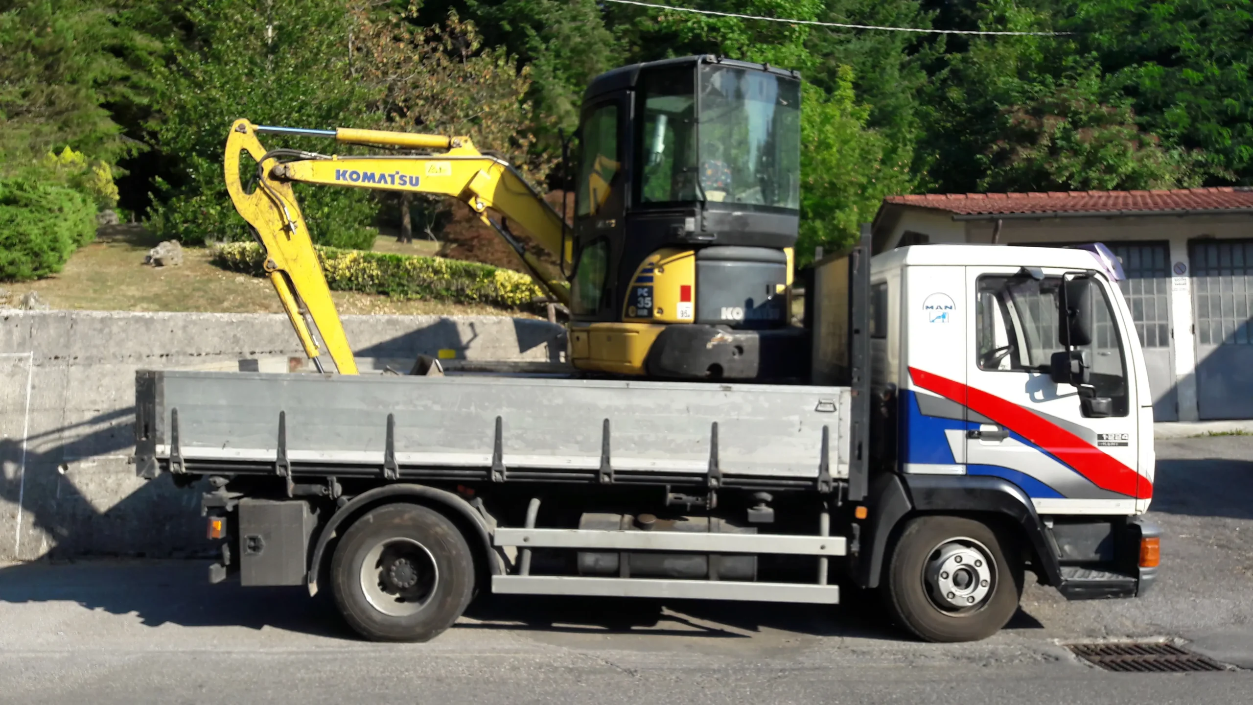 Camion Mann 2 assi portata utile q.li 70